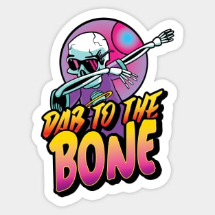 Dab To The Bone Sticker